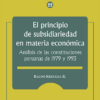 El principio de subsidiariedad en materia economica